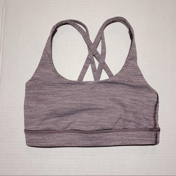 Lululemon size 2 striped energy bra - Picture 2 of 14